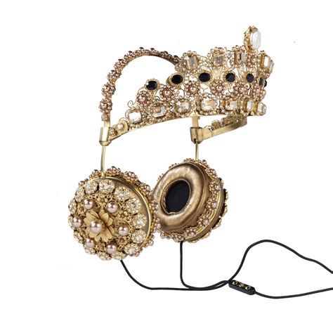 dolce gabbana headset|dolce and gabbana crown headphones.